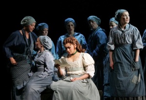 Joanna Ampil playing Fantine in Les Miserables.